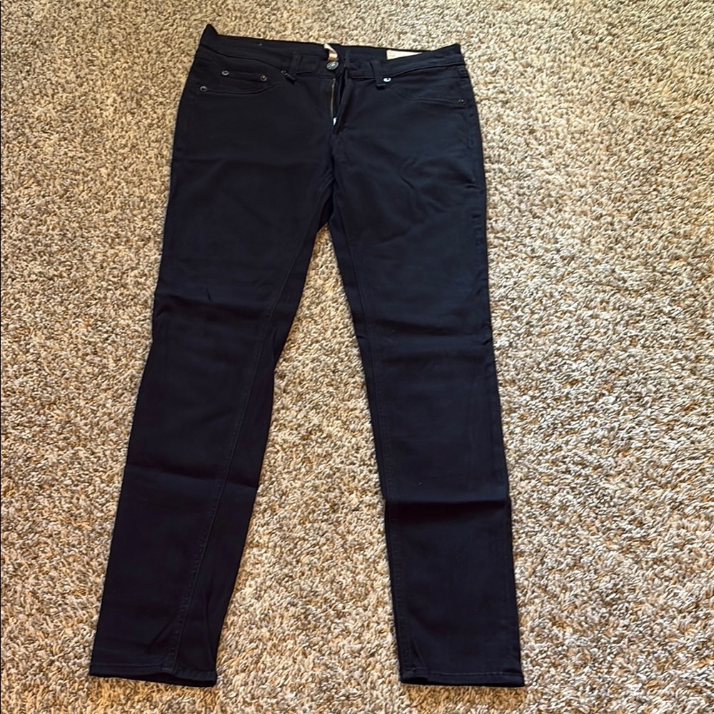 Rag & Bone Black Denim Legging